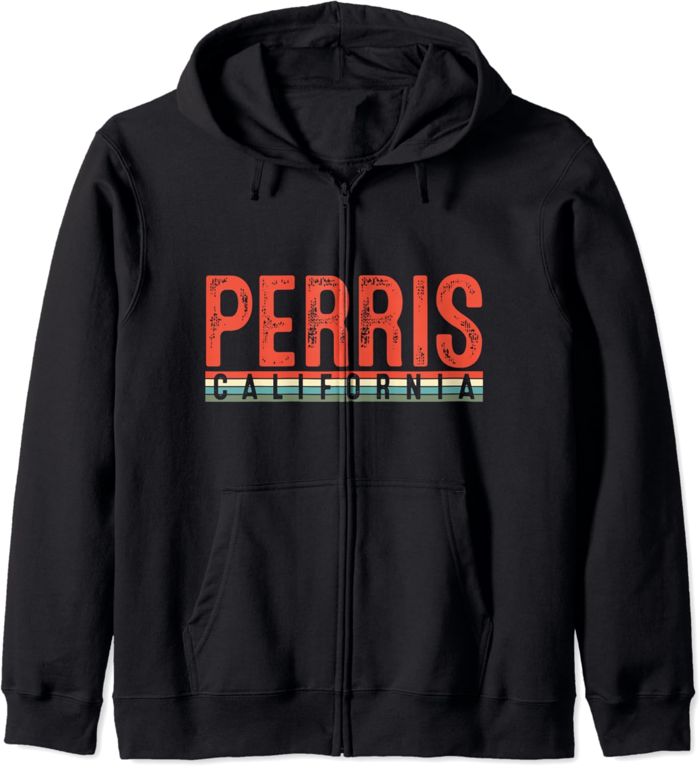 Perris California Zip Hoodie Clothing, Shoes & Jewelry